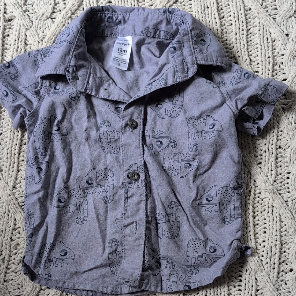 💥 Boys 12mo Button Up